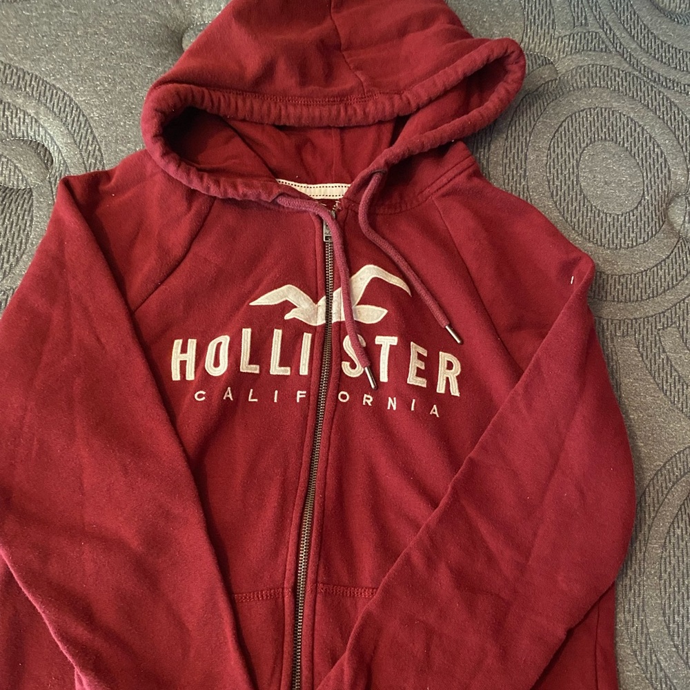 Hollister zip up hoodie